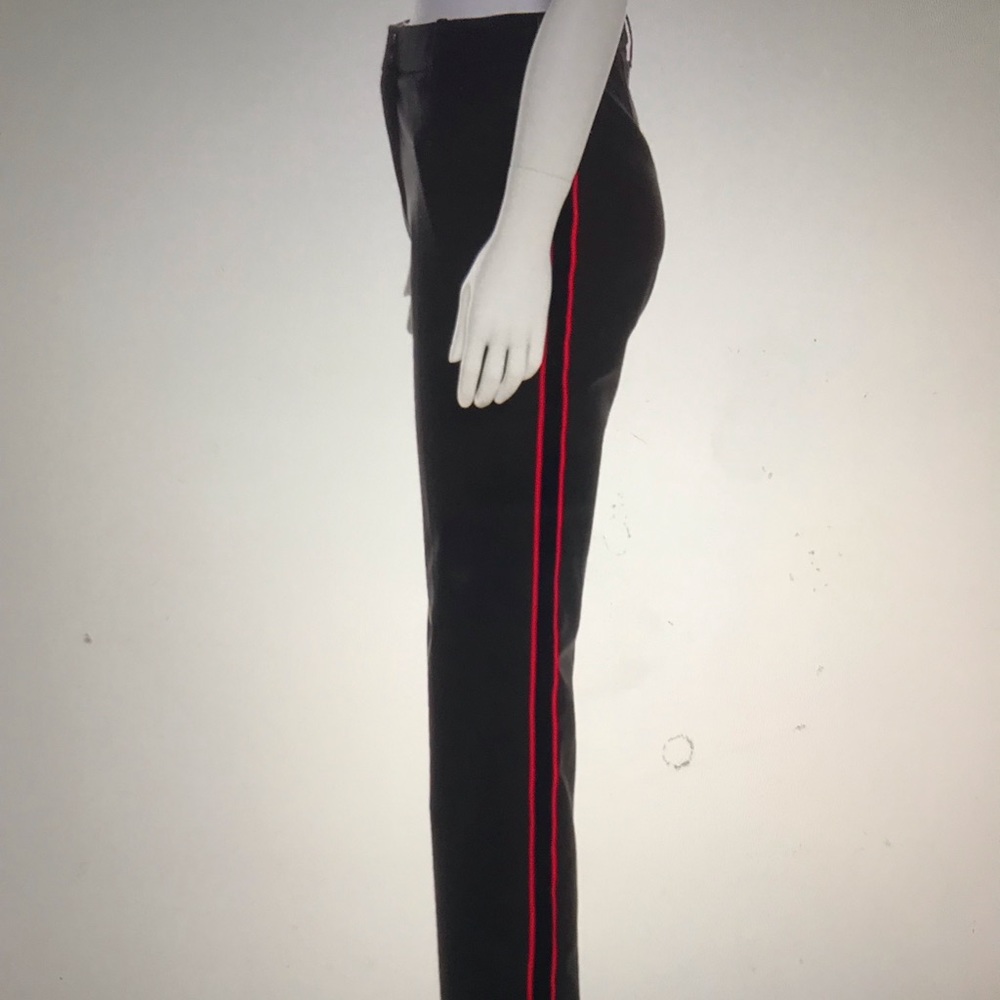 Calvin Klein 205W39NYC mid-rise black wool pants